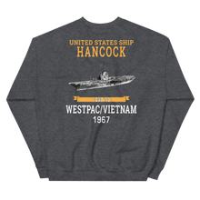Load image into Gallery viewer, USS Hancock (CVA-19) 1967 WESTPAC/VIETNAM Unisex Sweatshirt