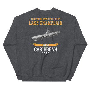 USS Lake Champlain (CVS-39) 1962 CARIBBEAN Sweatshirt