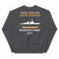 USS Jason Dunham (DDG-109) 2012 MAIDEN DEPLOYMENT Unisex Sweatshirt – back view, heather
