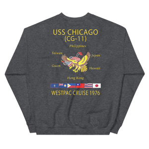 USS Chicago (CG-11) 1976 WESTPAC Cruise Sweatshirt