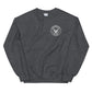 USS Oriskany (CVA-34) 1963-64 WESTPAC Unisex Sweatshirt – front view, heather