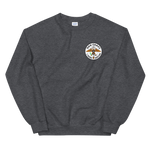 USS Essex (CVS-9) Ship's Crest Sweatshirt – front view, heather