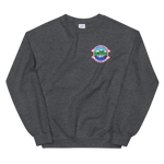 USS Kearsarge (CVS-33) Ship's Crest Sweatshirt – front view, heather