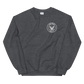 USS Ross (DDG-71) 1999 MAIDEN DEPLOYMENT Unisex Sweatshirt – front view, heather