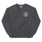 USS Mitscher (DDG-57) 1996 MAIDEN DEPLOYMENT Unisex Sweatshirt – front view, heather