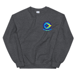VFA-146 Blue Diamonds Squadron Crest Unisex Sweatshirt – front view, heather