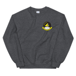 VFA-115 Eagles Squadron Crest Unisex Sweatshirt – front view, heather