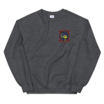 HSC-12 Golden Falcons Squadron Crest Unisex Sweatshirt – front view, heather