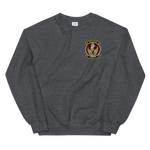 HSM-79 Griffins Squadron Crest Unisex Sweatshirt – front view, heather