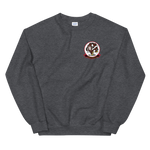 VP-17 White Lightnings Squadron Crest Sweatshirt – front view, heather