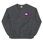 VP-11 Proud Pegasus Squadron Crest Sweatshirt – front view, heather
