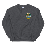 VP-8 Fighting Tigers Squadron Crest Sweatshirt – front view, heather