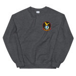 VP-1 Screaming Eagles Crest Sweatshirt – front view, heather