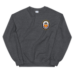 USS Yellowstone (AD-41) Ship's Crest Sweatshirt – front view, heather