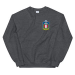 USS Austin (LPD-4) Ship's Crest Sweatshirt – front view, heather