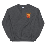 USS Gridley (CG-21) Ship's Crest Sweatshirt – front view, heather