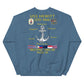 USS Hewitt (DD-966) 1989-90 Cruise Sweatshirt – indigo