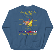 Load image into Gallery viewer, USS Chicago (CG-11) 1976 WESTPAC Cruise Sweatshirt