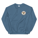 USS Essex (CVS-9) Ship's Crest Sweatshirt – front view, indigo