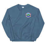 USS Kearsarge (CVS-33) Ship's Crest Sweatshirt – front view, indigo