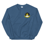 VFA-115 Eagles Squadron Crest Unisex Sweatshirt – front view, indigo