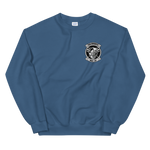 HSC-22 Sea Knights Squadron Crest Unisex Sweatshirt – front view, indigo
