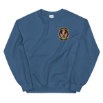 HSM-79 Griffins Squadron Crest Unisex Sweatshirt – front view, indigo
