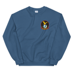 VP-1 Screaming Eagles Crest Sweatshirt – front view, indigo