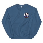 VP-30 Pro's Nest Squadron Crest Sweatshirt – front view, indigo