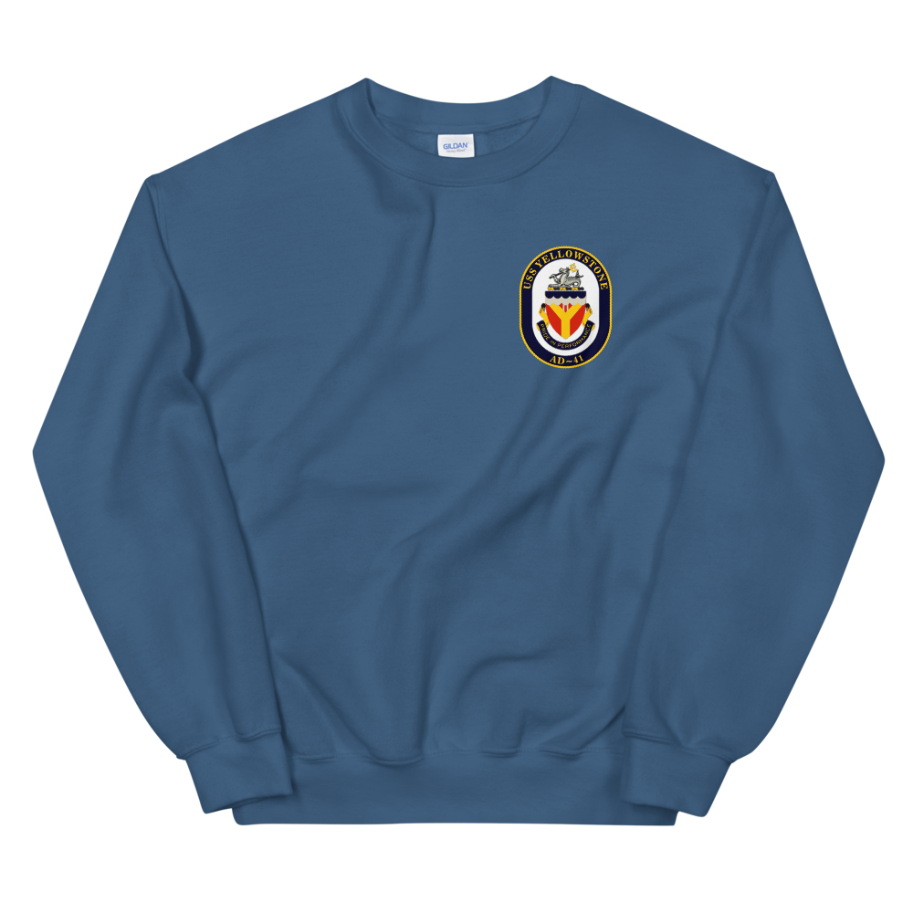 USS Yellowstone (AD-41) Ship's Crest Sweatshirt