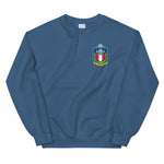 USS Austin (LPD-4) Ship's Crest Sweatshirt – front view, indigo