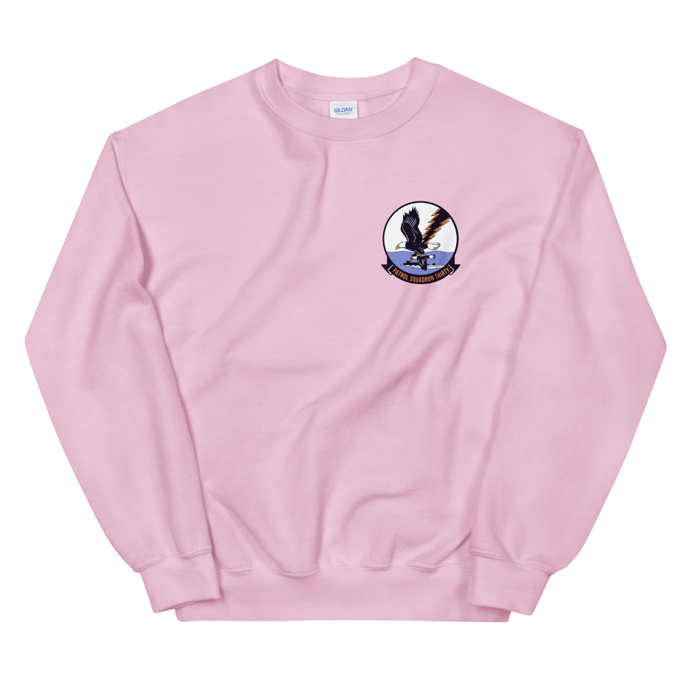 VP-30 Pro's Nest Squadron Crest Sweatshirt – front view, pink
