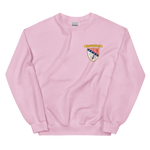 USS Chicago (CG-11) Ship's Crest Sweatshirt - Gold – front view, pink