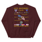 USS Midway (CV-41) 1984-85 Cruise Sweatshirt – maroon