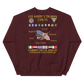 USS Harry S. Truman (CVN-75) 2004-05 Cruise Sweatshirt – back view, maroon