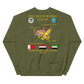 USS Blue Ridge (LCC-19) 1990-91 ODS/S Cruise Sweatshirt – back view, military green