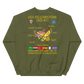 USS Yellowstone (AD-41) 1990-91 ODS/S Cruise Sweatshirt – back view, military green