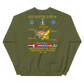 USS Austin (LPD-4) 2002-03 Cruise Sweatshirt – back view, military green