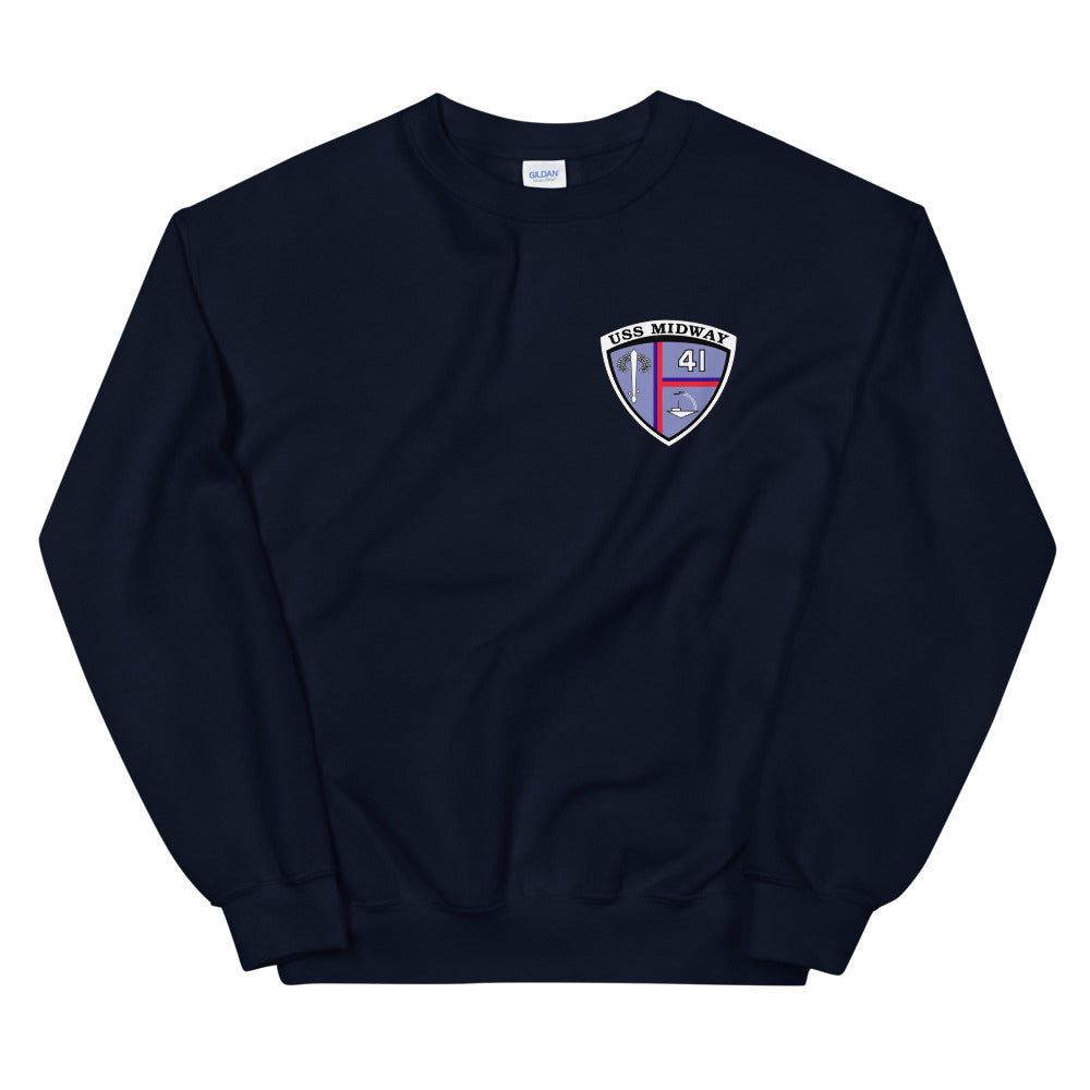 USS Midway (CV-41) 1984-85 Cruise Sweatshirt – navy