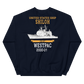 USS Shiloh (CG-67) 2000-01 WESTPAC Sweatshirt – back view, navy
