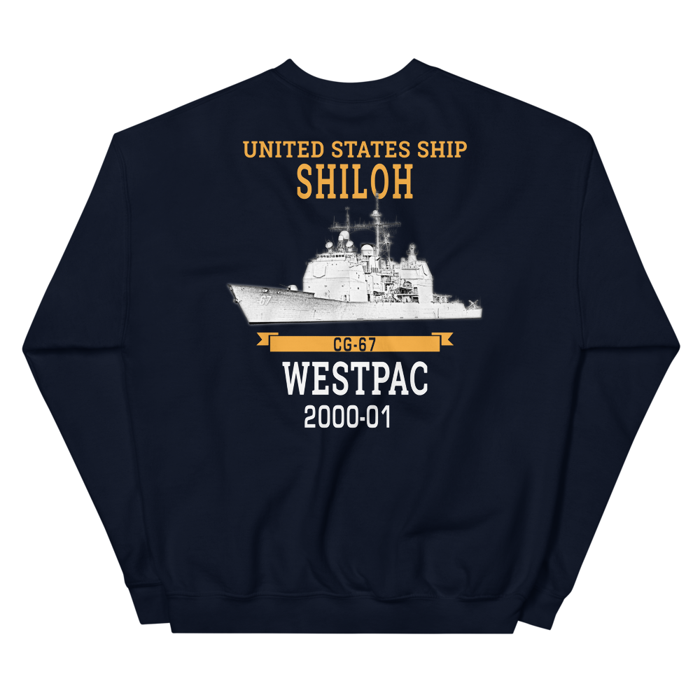 USS Shiloh (CG-67) 2000-01 WESTPAC Sweatshirt