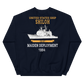USS Shiloh (CG-67) 1994 Maiden Deployment Sweatshirt – back view, navy