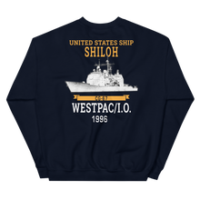 Load image into Gallery viewer, USS Shiloh (CG-67) 1996 WESTPAC/IO Sweatshirt