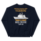 USS Vicksburg (CG-69) 1995-96 MED Unisex Sweatshirt – back view, navy