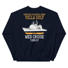 Load image into Gallery viewer, USS Vella Gulf (CG-72) 1996-97 MED Unisex Sweatshirt