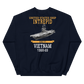 USS Intrepid (CVS-11) 1968-69 Vietnam Sweatshirt – back view, navy