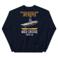 USS Intrepid (CVS-11) 1972-73 MED Sweatshirt – back view, navy