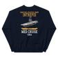 USS Intrepid (CVS-11) 1964 MED Sweatshirt – back view, navy