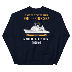 USS Philippine Sea (CG-58) 1990-91 Unisex Sweatshirt