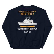 Load image into Gallery viewer, USS Monterey (CG-61) 1995-96 Unisex Sweatshirt